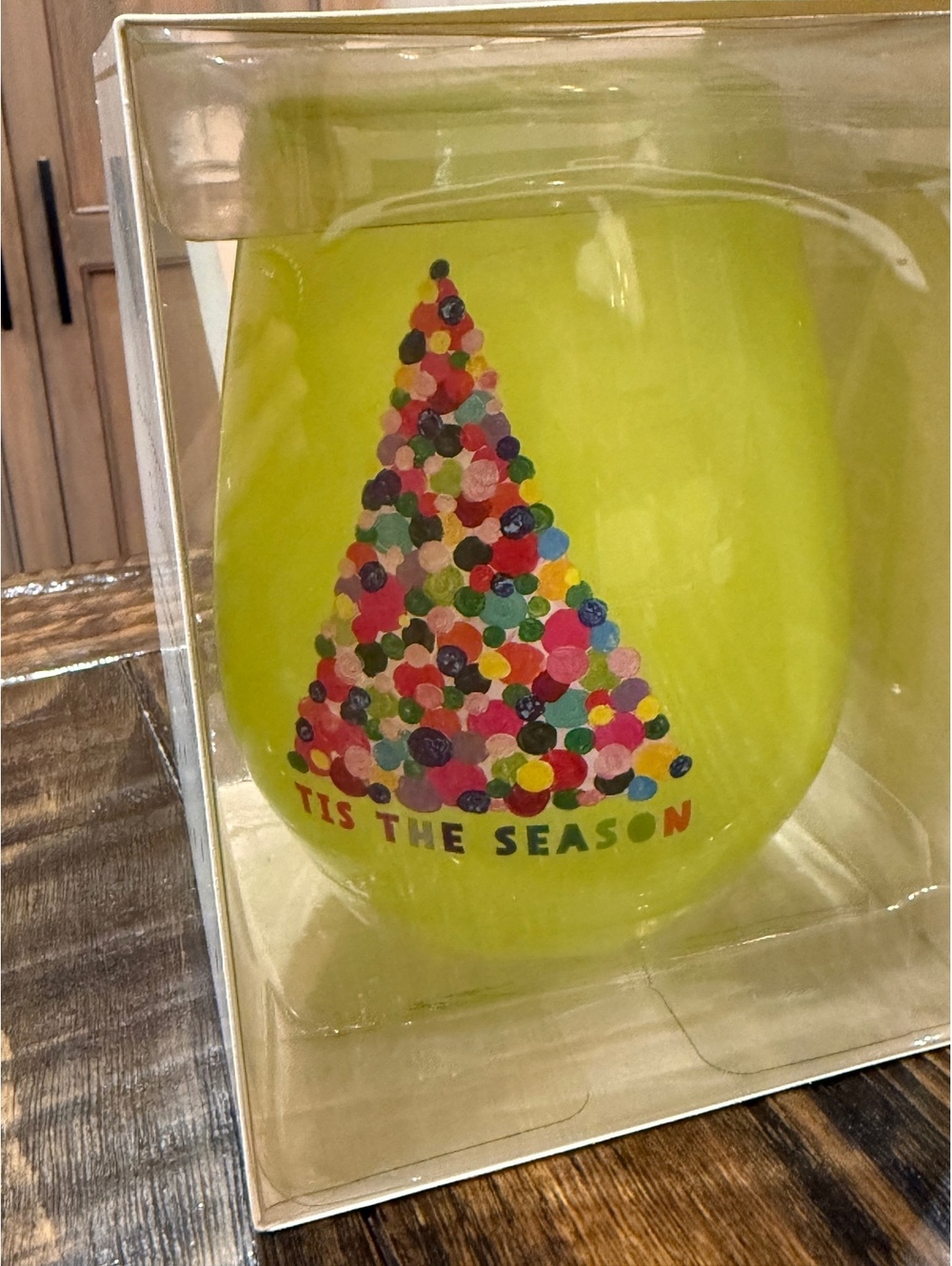Slant Jumbo Stemless Wine Glass | Holds 1 Full Bottle of Wine (30 oz)